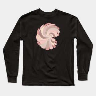 Multicolor flower spiral Long Sleeve T-Shirt